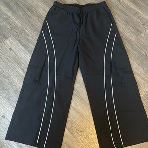Black track pants